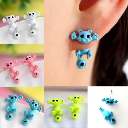 Серьги гвоздики Коты