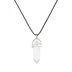 Кулон Кристалл маятник с Натуральным камнем на шнурке
