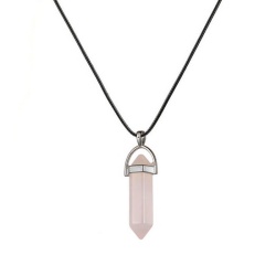 Кулон Кристалл маятник с Натуральным камнем на шнурке